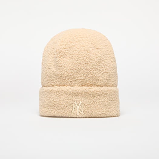Căciulă New Era New York Yankees MLB Wmns Knit Medium Borg Beanie Stone