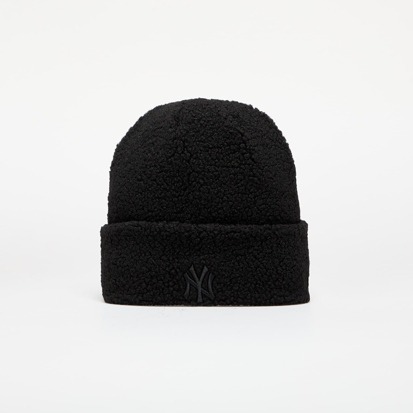 Klobuki New Era New York Yankees Knit Medium Wmns MLB Wmns Borg Beanie Black