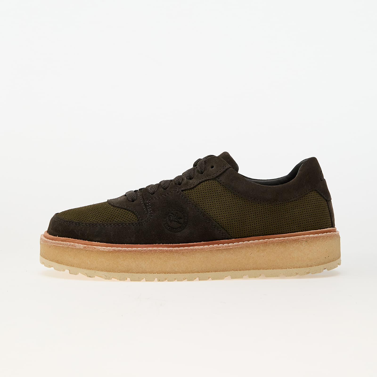 Turnschuhe und Schuhe für Männer Clarks Originals x Ronnie Fieg Sandford 2 Dark Olive Combi