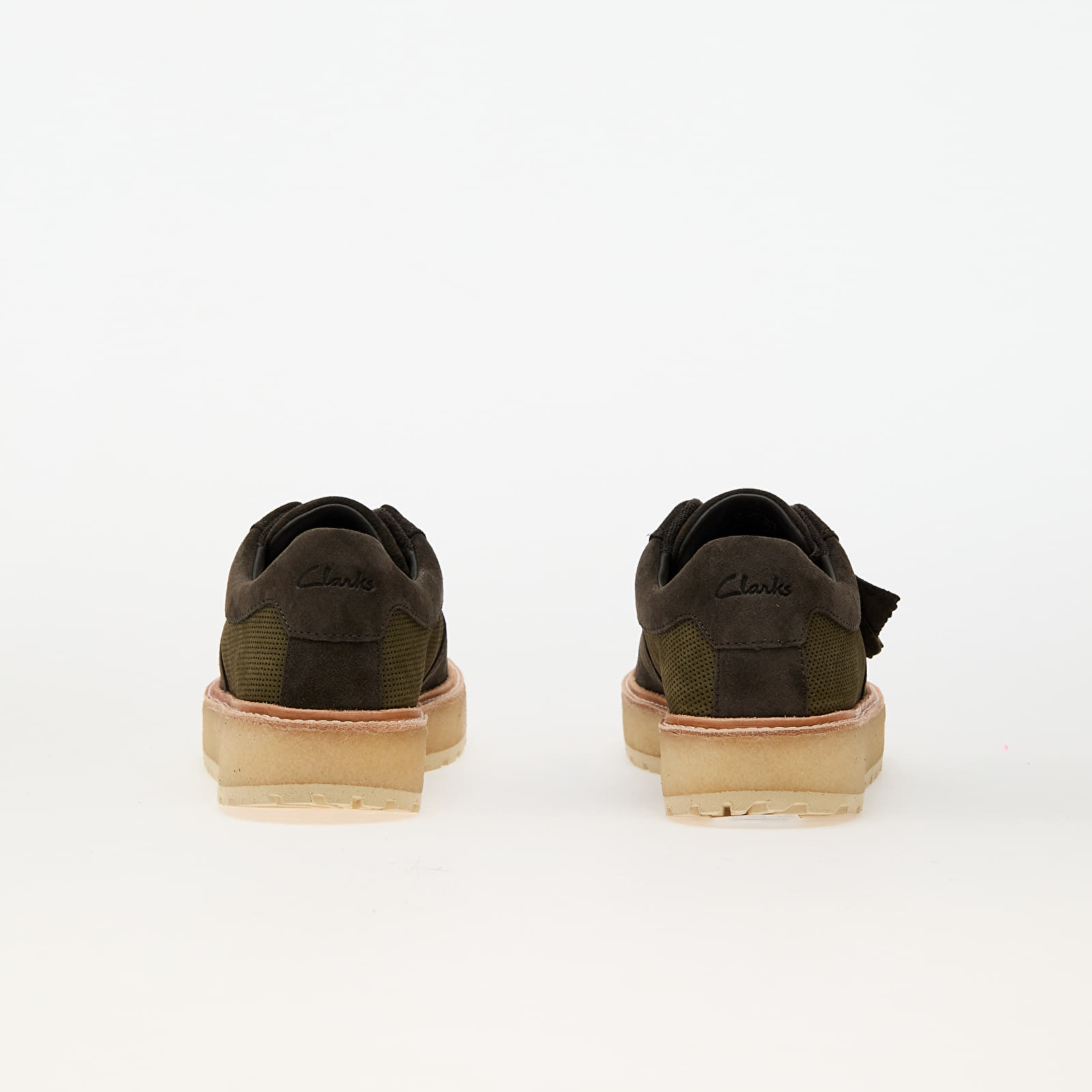 Turnschuhe und Schuhe für Männer Clarks Originals x Ronnie Fieg Sandford 2 Dark Olive Combi