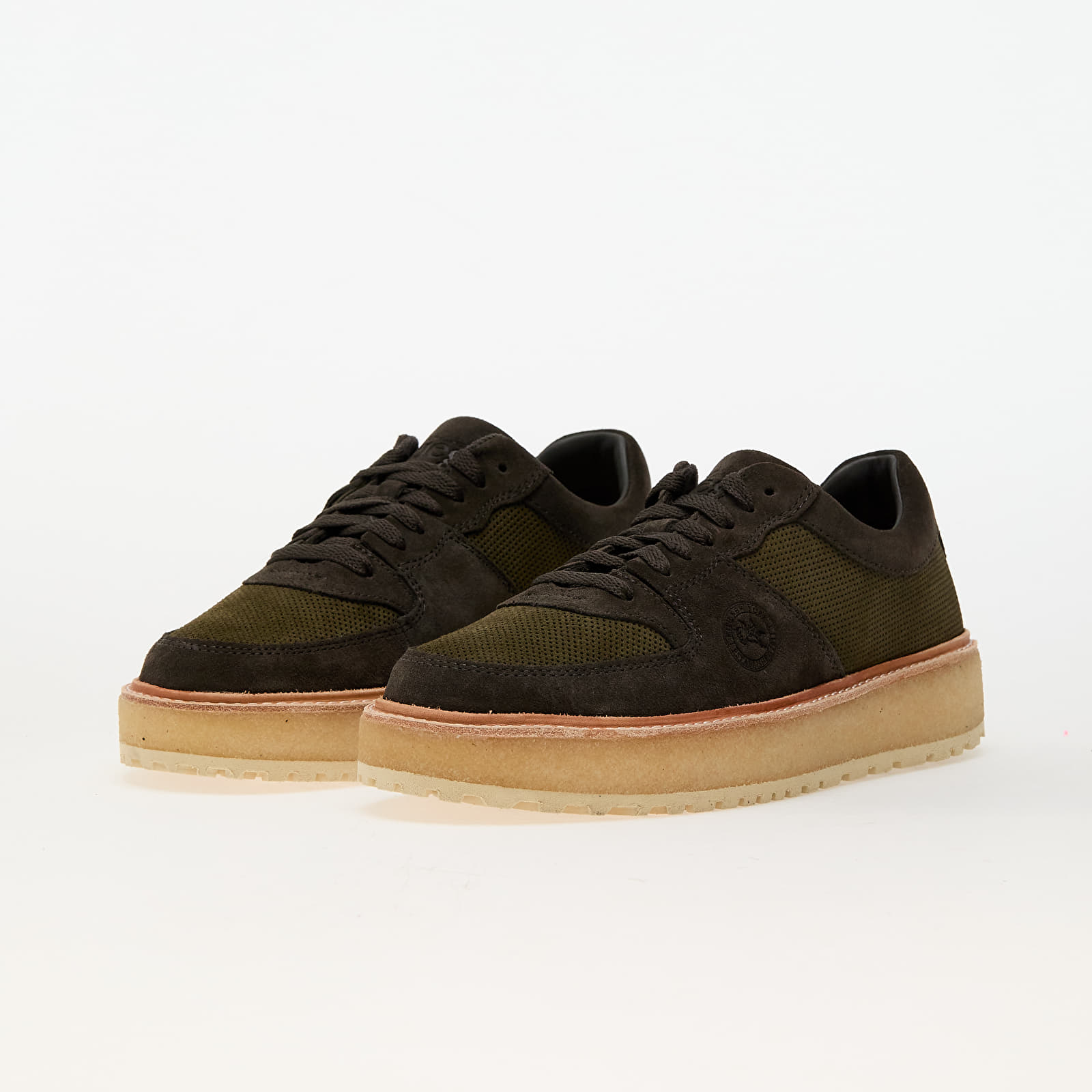 Turnschuhe und Schuhe für Männer Clarks Originals x Ronnie Fieg Sandford 2 Dark Olive Combi