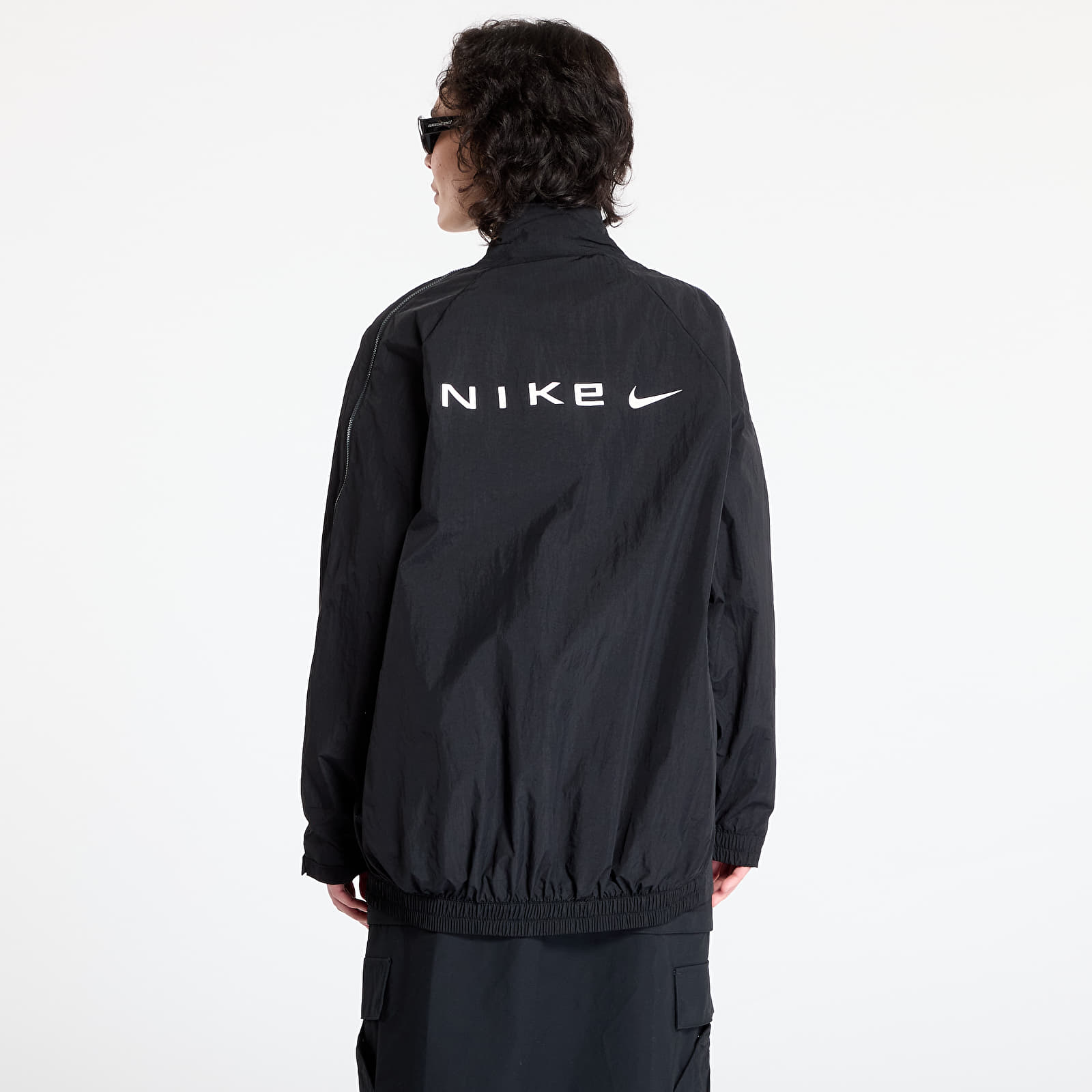 Kurtki damskie Nike Sportswear Collection Women's Repel Zip Jacket Black/ White