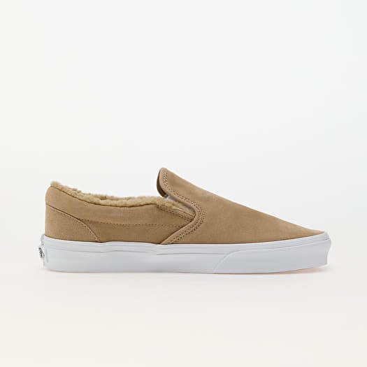 Tan slip on vans store
