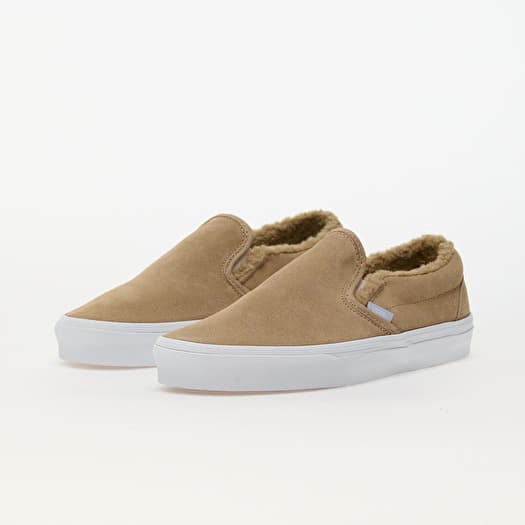Fur vans slip ons top