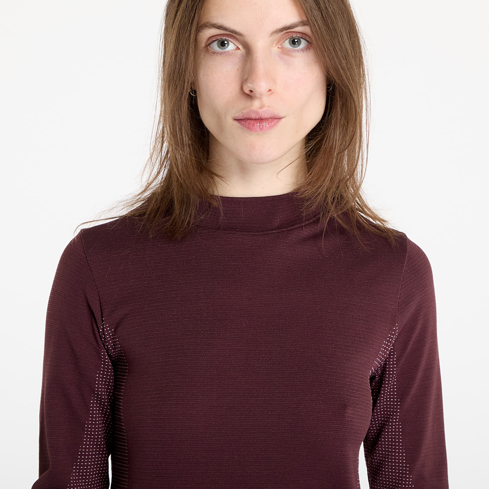 Camisetas de mujer Nike ACG "Delta River" Women's Dri-FIT ADV Base Layer Long-Sleeve Top Burgundy Crush/ Beyond Pink
