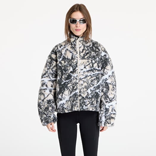 Nike ACG "Canwell Glacier" Women's Therma-FIT ADV Windproof Full-Zip Fleece Light Orewood Brown/ Black/ Summit White