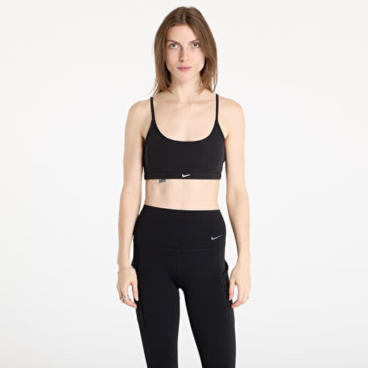 Reggiseno Nike Sportswear Classic Women's Light-Support Lightly Lined Ribbed Scoop-Neck Bra Black/ Black/ Black/ Sail