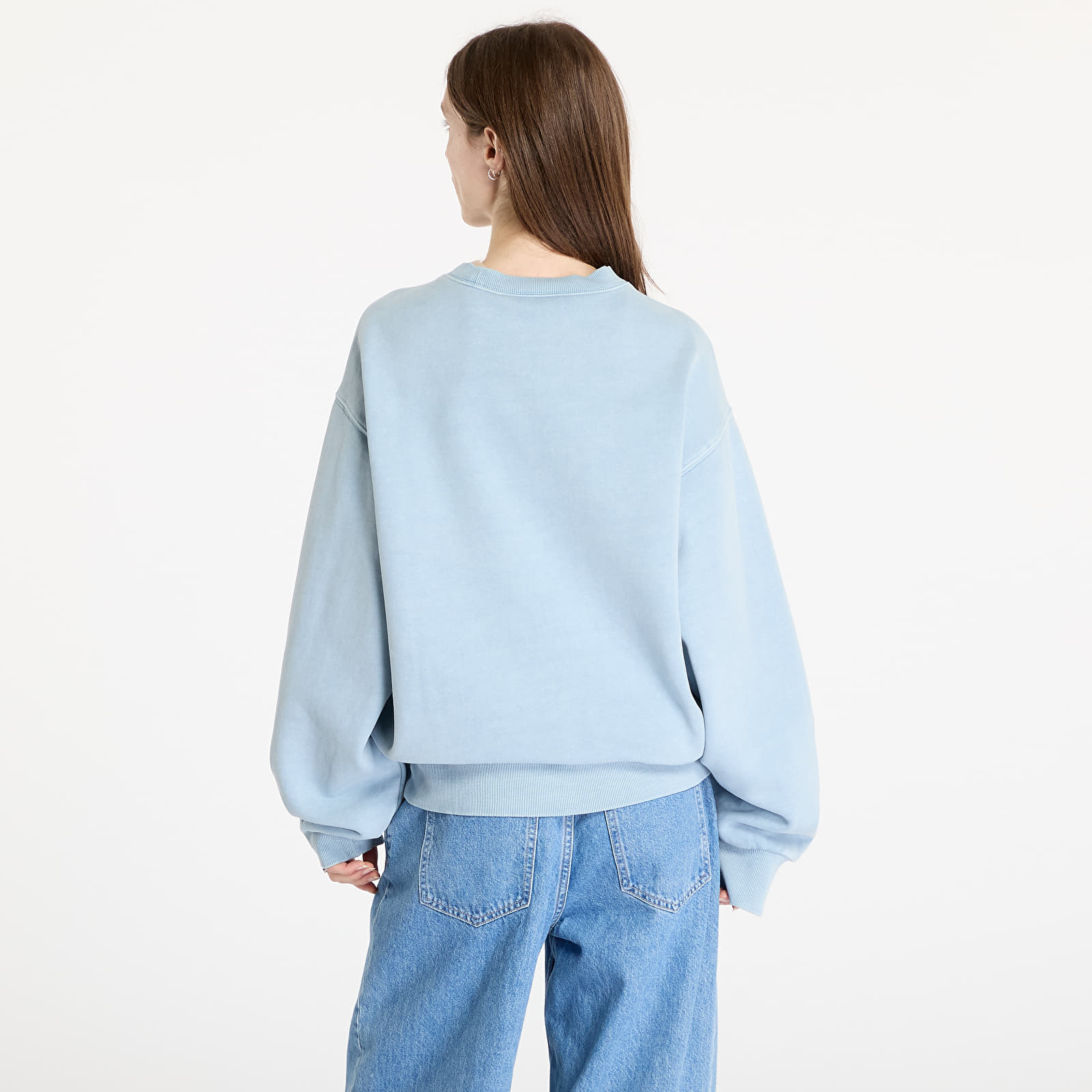 Sudaderas de hombre Carhartt WIP Vista Sweatshirt UNISEX Dusty Ice Garment Dyed