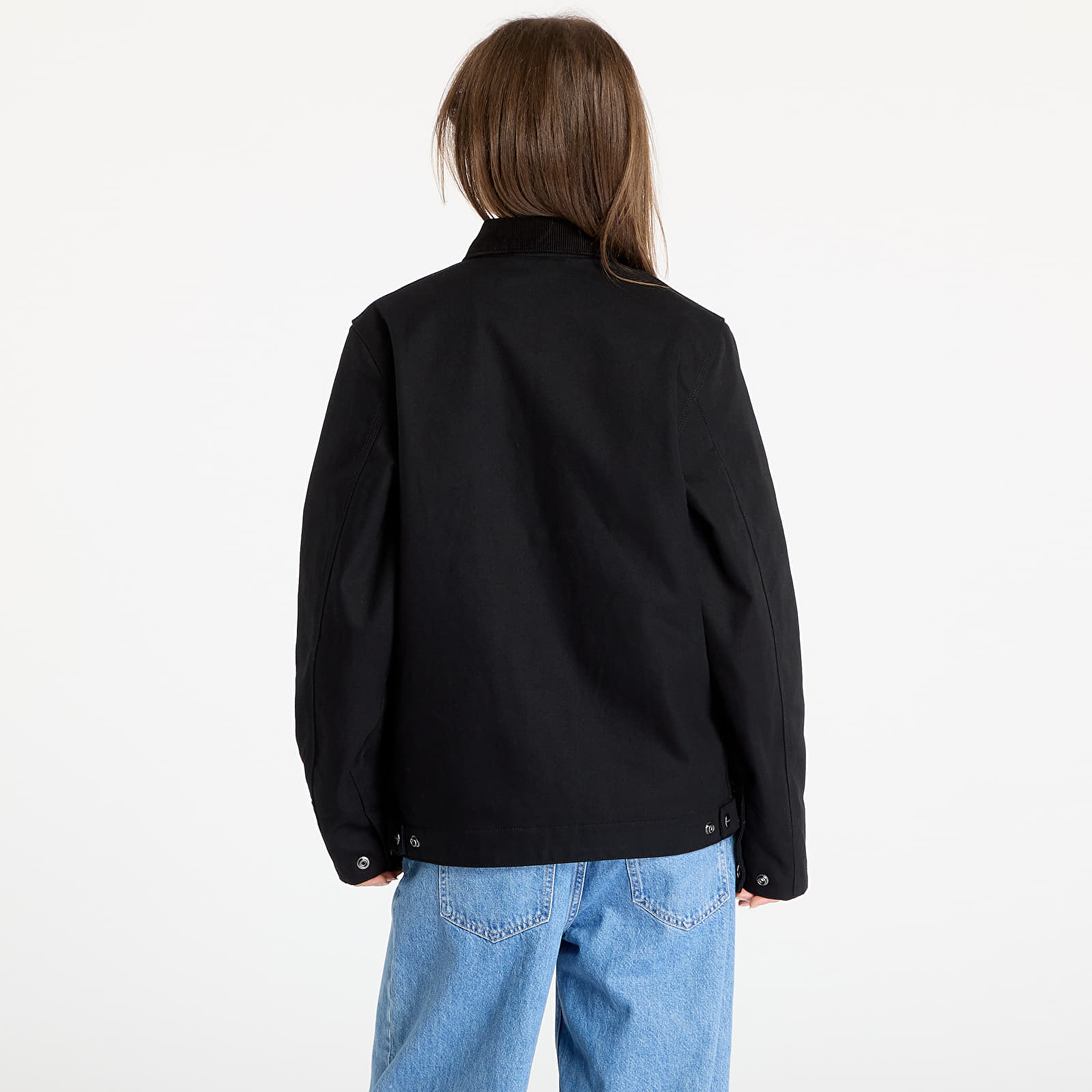 Pánské bundy Carhartt WIP Detroit Jacket UNISEX Black/ Black Rigid