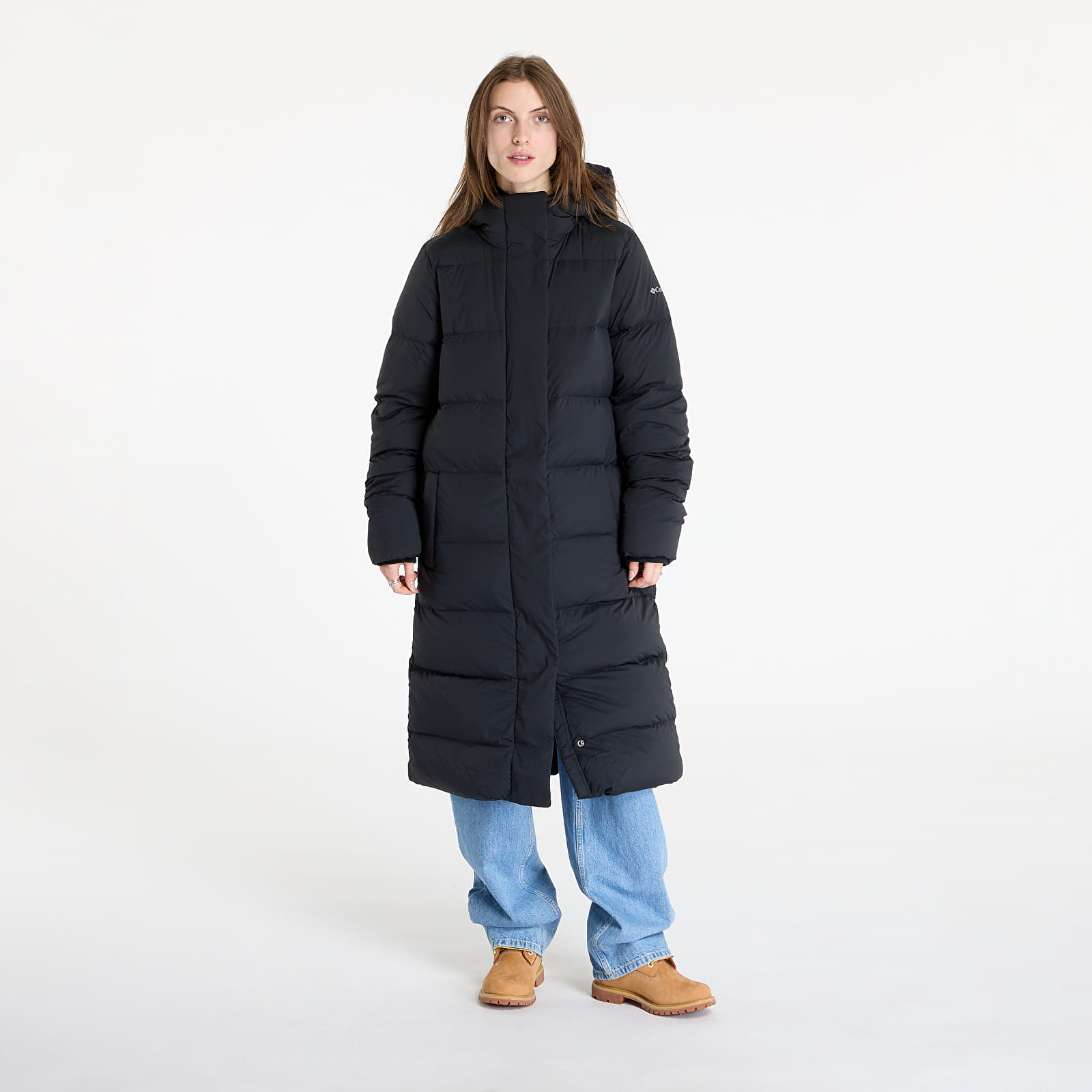 Ženske puhaste jakne Columbia Boundless Days™ Long Down Jacket Black