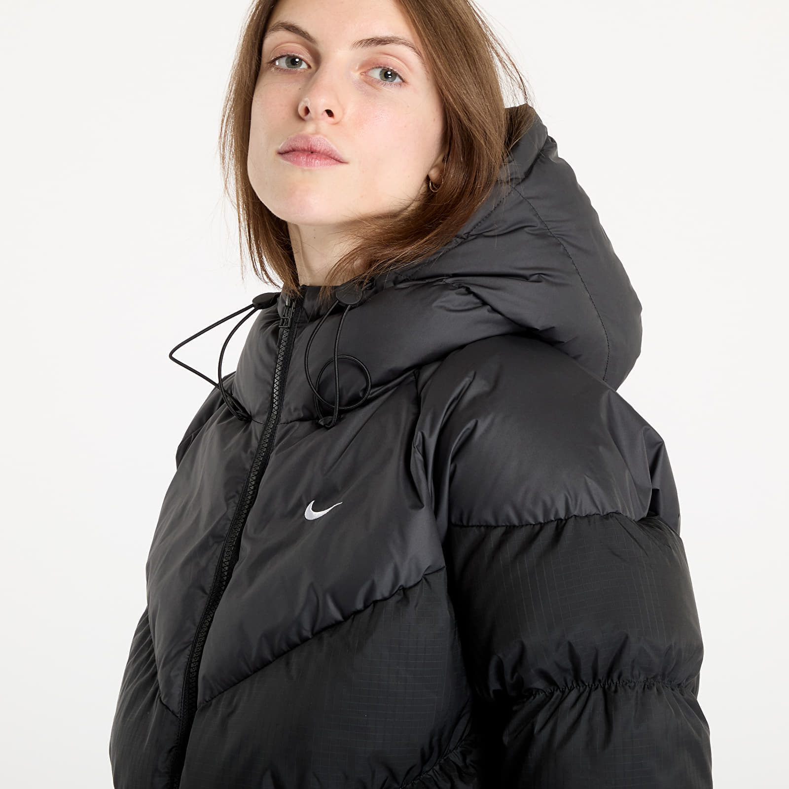 Jacheta Nike Sportswear Windpuffer Storm-FIT Loose Puffer Jacket Black/ White - 1 | YEO