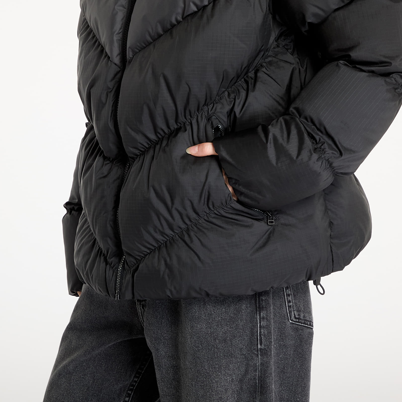 Chaquetas de mujer Nike Sportswear Windpuffer Storm-FIT Loose Puffer Jacket Black/ White