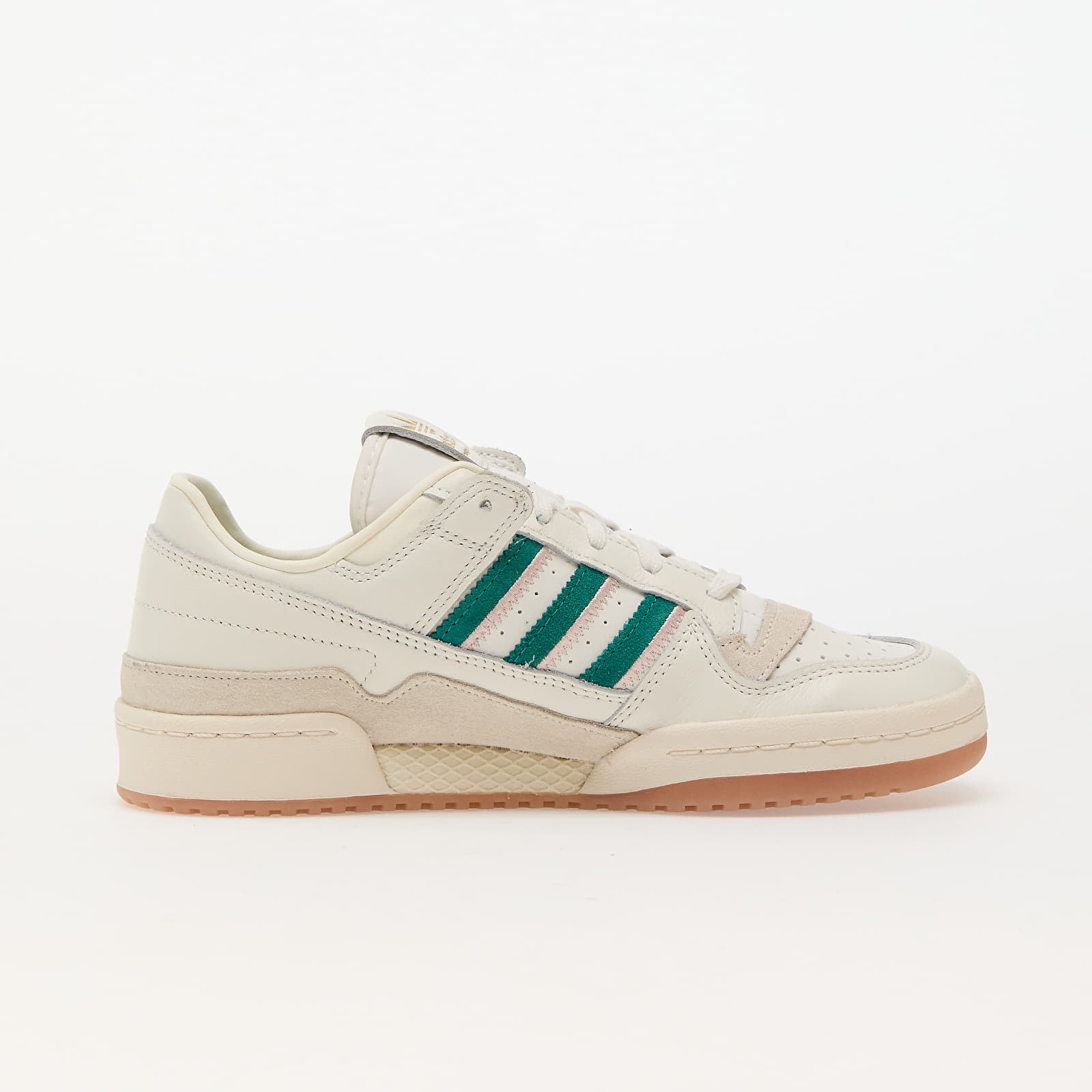 Women's sneakers and shoes adidas Forum Low Cl W Cloud White/ Active Green/ Sanpin
