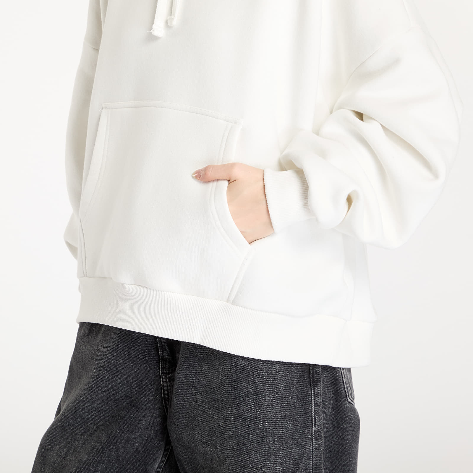 Hupparit ja collegepaidat Karl Kani Small Signature Essential OS Hoodie Off White