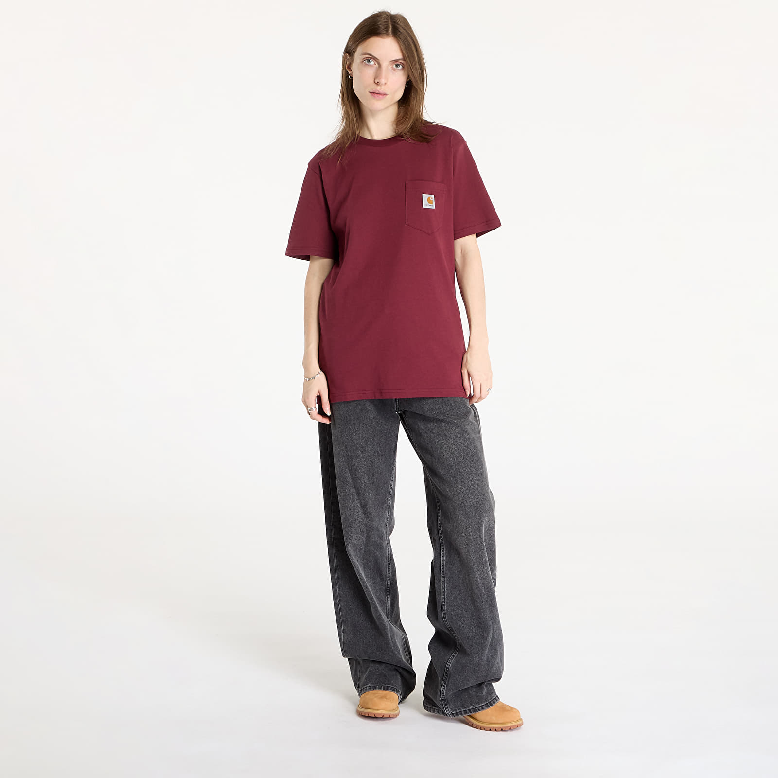 T-shirts Carhartt WIP S/S Pocket T-Shirt UNISEX Malbec