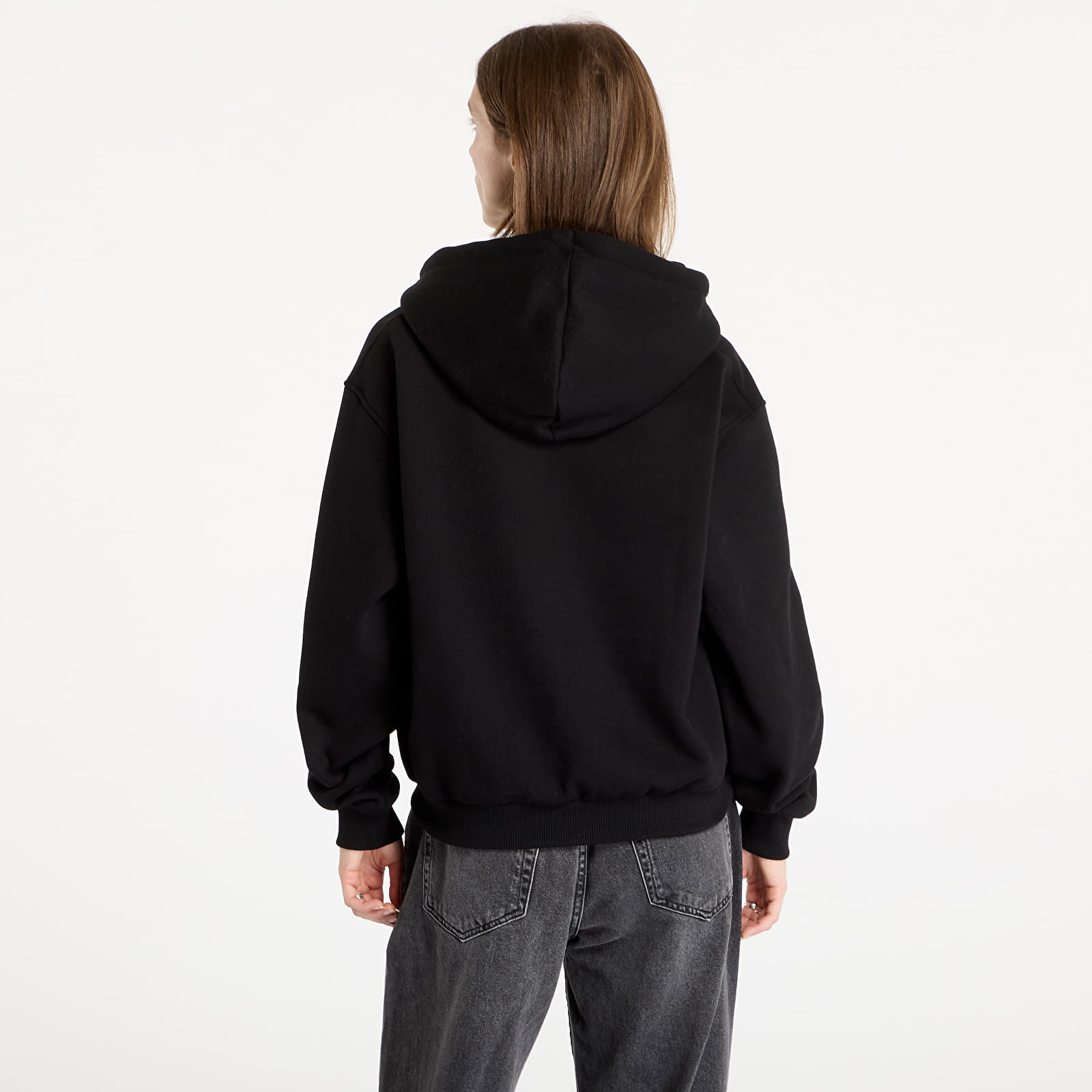 Mikine Karl Kani KK Chest Signature Essential Zip Hoodie Black