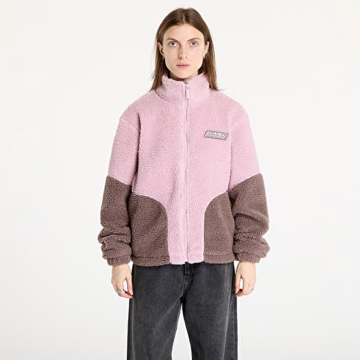 Bunda Karl Kani Sport Patch Teddy Block Track Jacket Rose/ Taupe