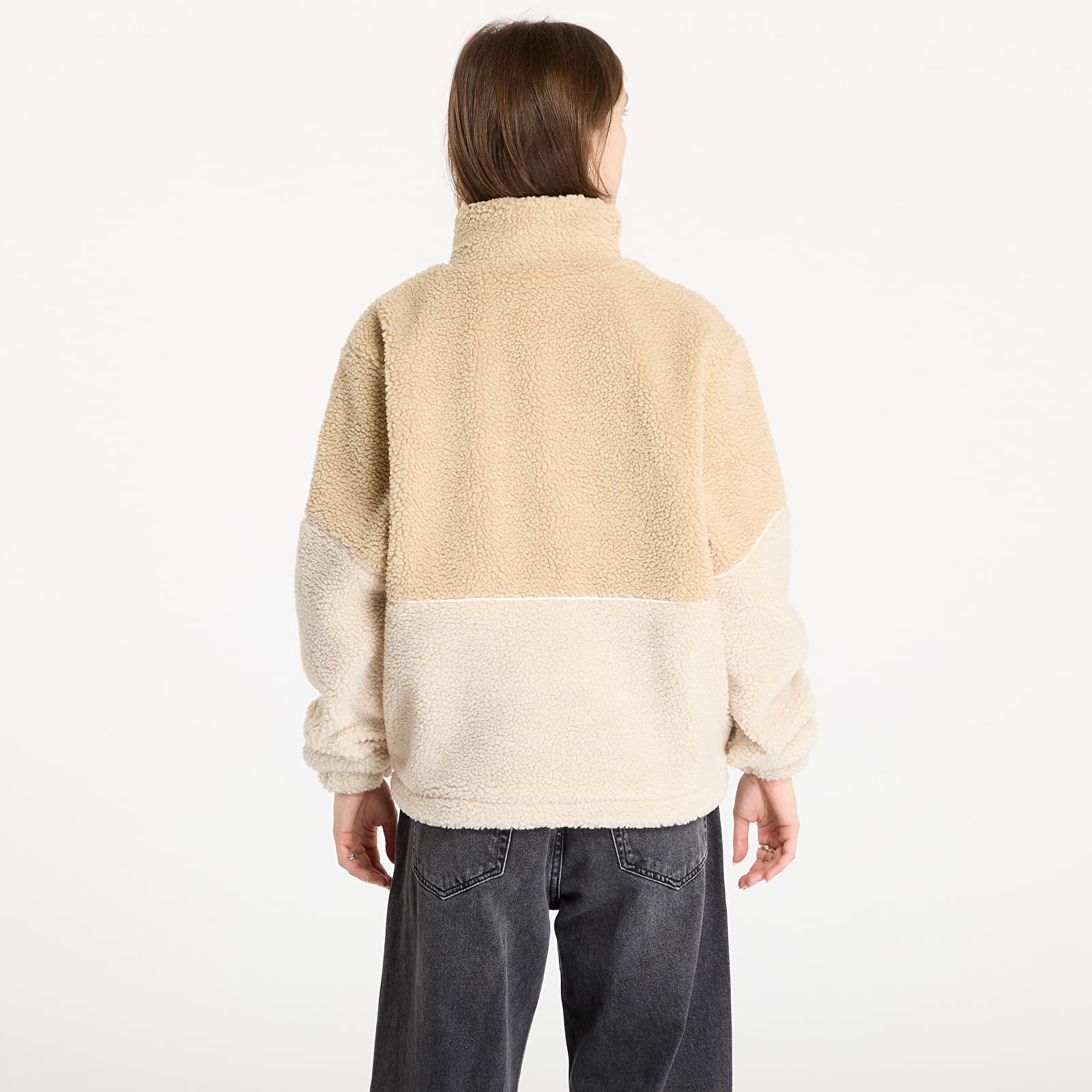 Kurtki Karl Kani Sport Patch Teddy Block Track Jacket Sand/ Light Sand
