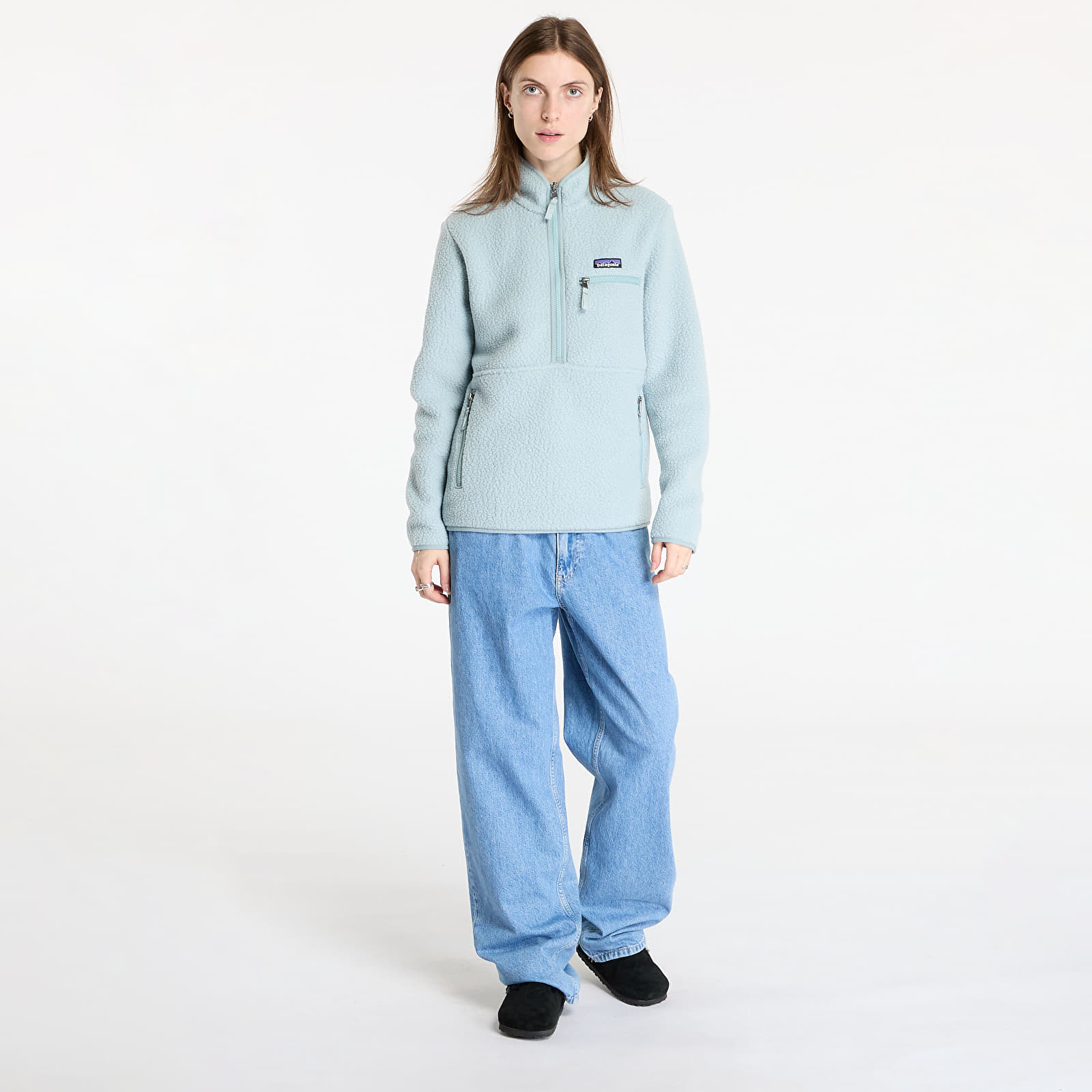Mikiny Patagonia W's Retro Pile Marsupial Thermal Blue