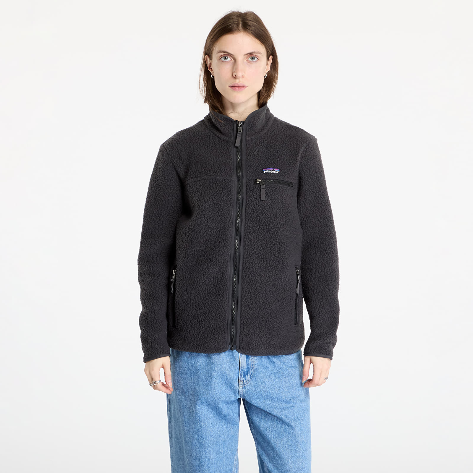 Jas Patagonia W's Retro Pile Jacket Ink Black XS