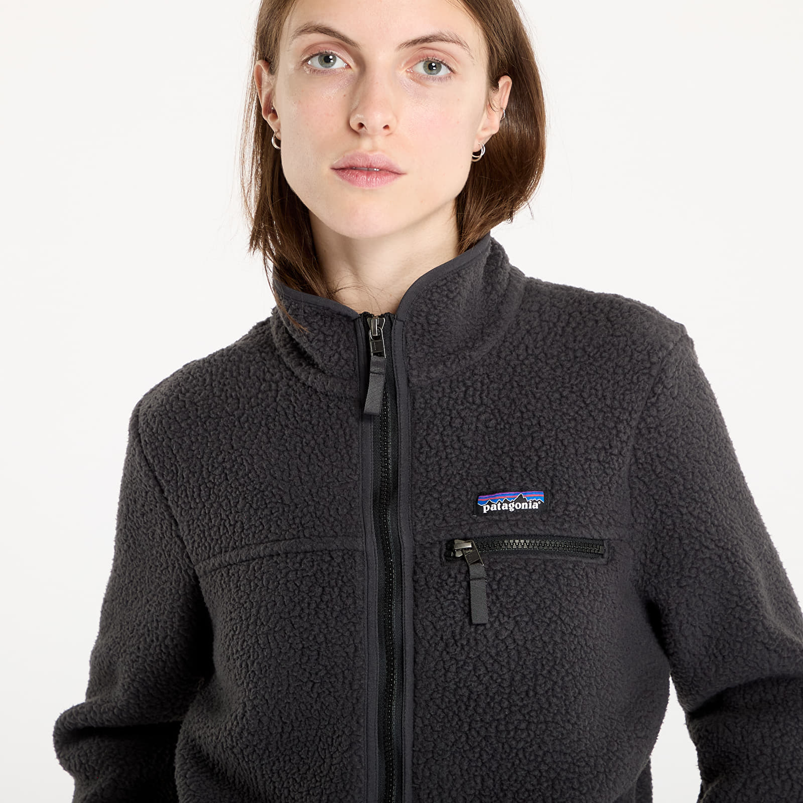 Kurtki Patagonia W's Retro Pile Jacket Ink Black