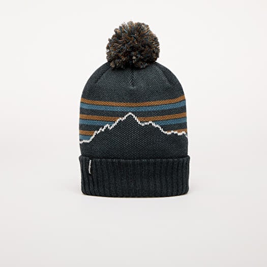 Kapelusz Patagonia Powder Town Beanie Fitz Roy Stripe Knit/ Smolder Blue