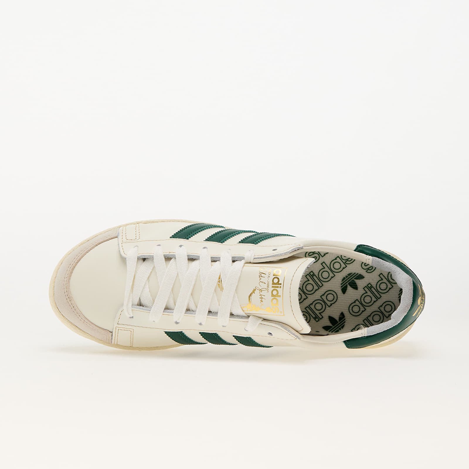 Pánské tenisky a boty adidas Jabbar Lo Off White/ Dark Green/ Crew White