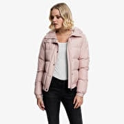 Urban Classics Ladies Hooded Puffer Jacket Light Pink