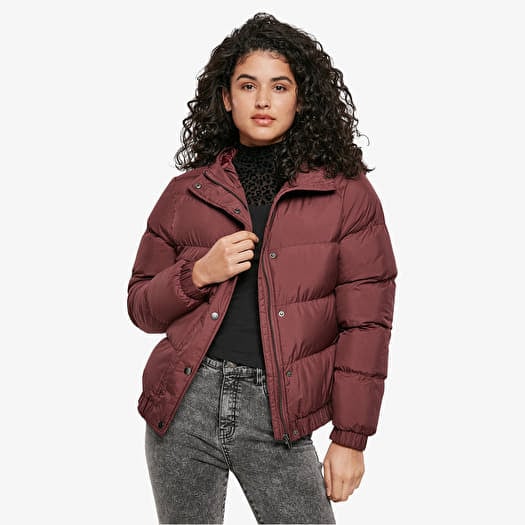 Jas Urban Classics Ladies Hooded Puffer Jacket Wine