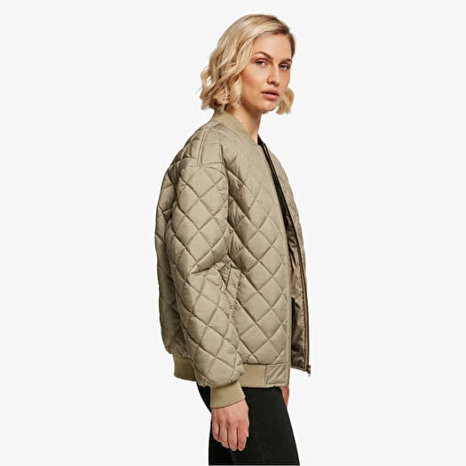 Bomber jackets Urban Classics Ladies Oversized Diamond Quilted Bomber Jacket Khaki Queens