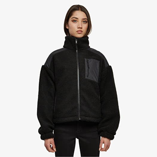 Urban Classics Ladies Sherpa Mix Jacket Black