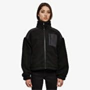Urban Classics Ladies Sherpa Mix Jacket Black