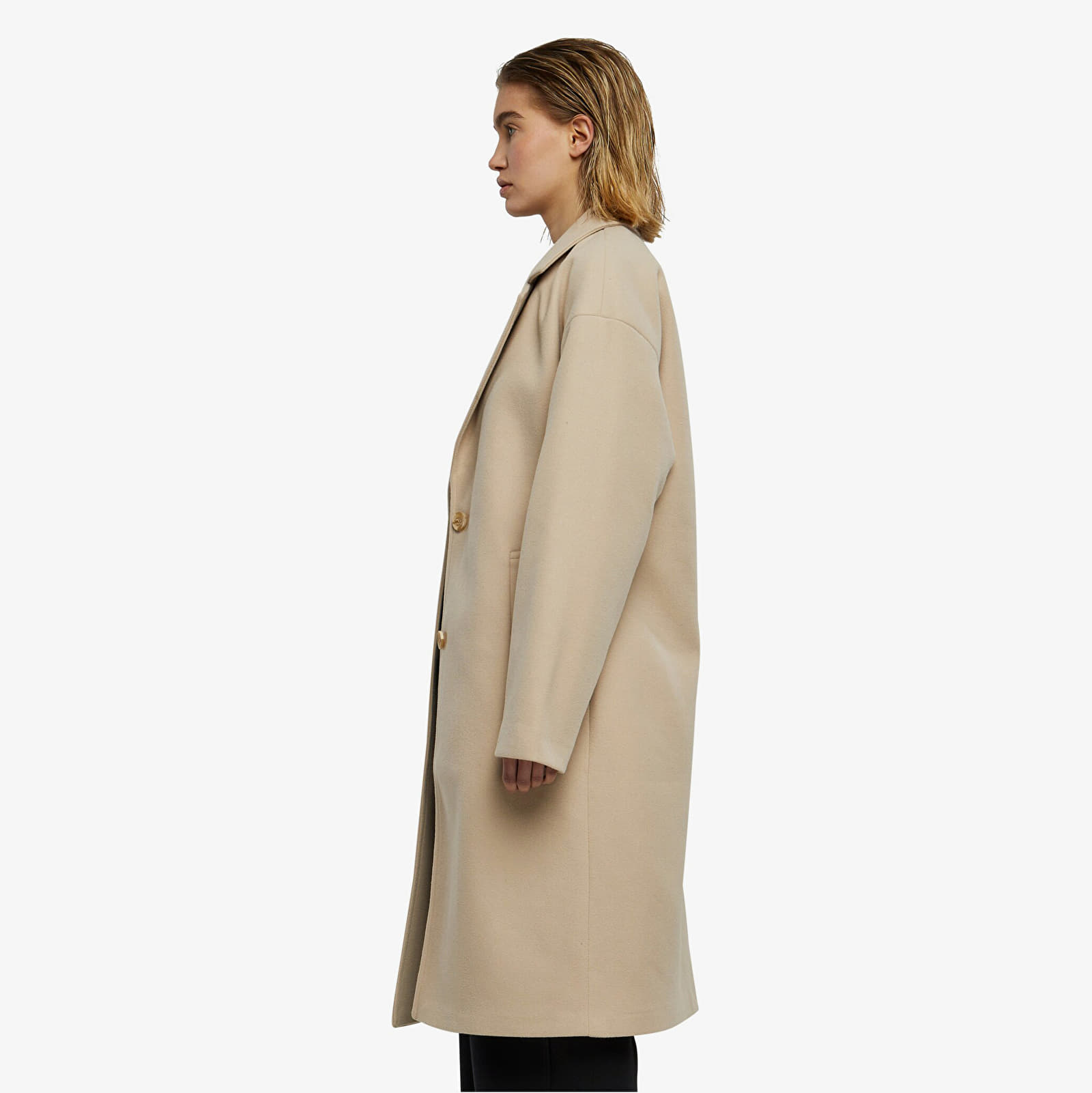 Jacken und Mäntel Urban Classics Ladies Oversized Long Coat Wetsand
