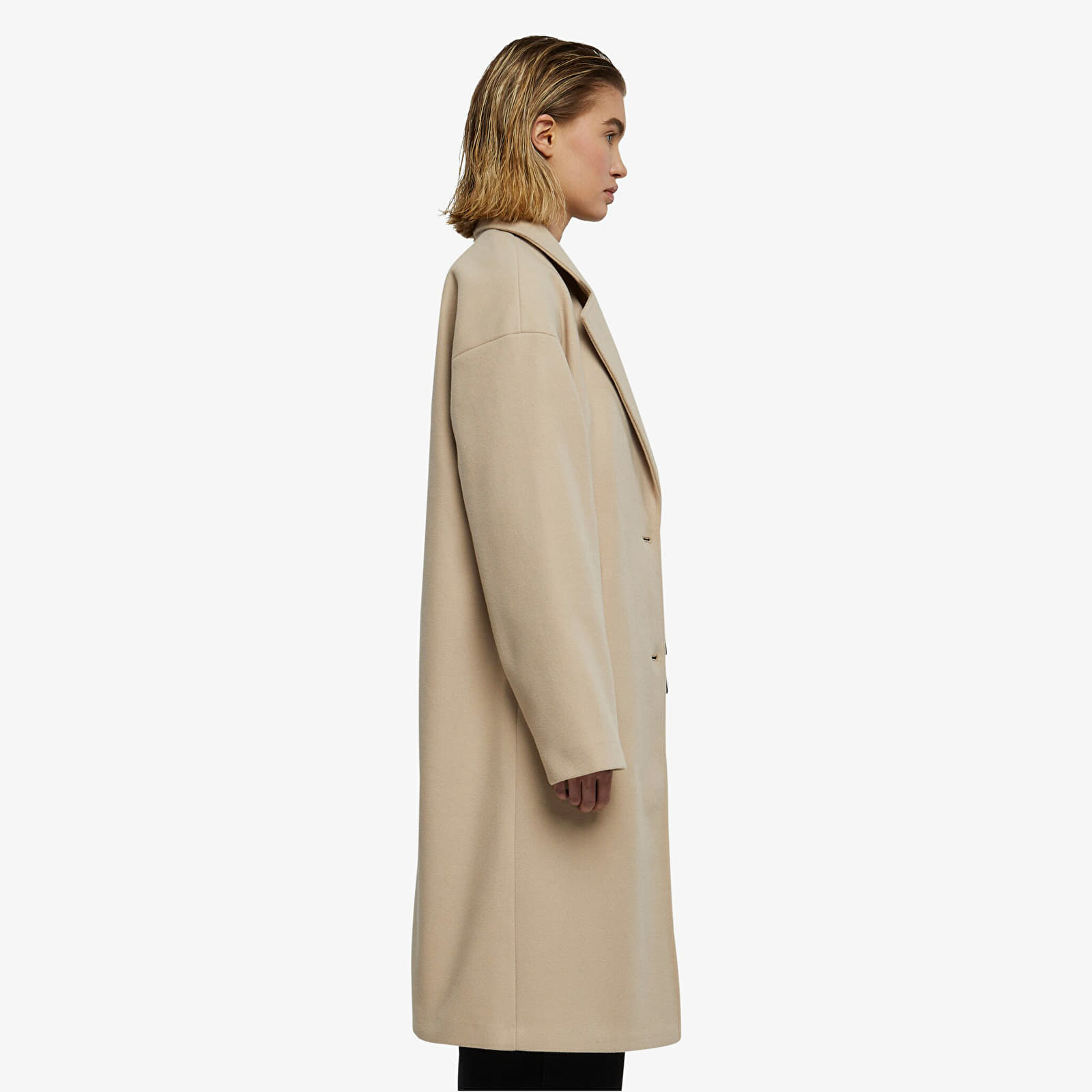 Jacken und Mäntel Urban Classics Ladies Oversized Long Coat Wetsand