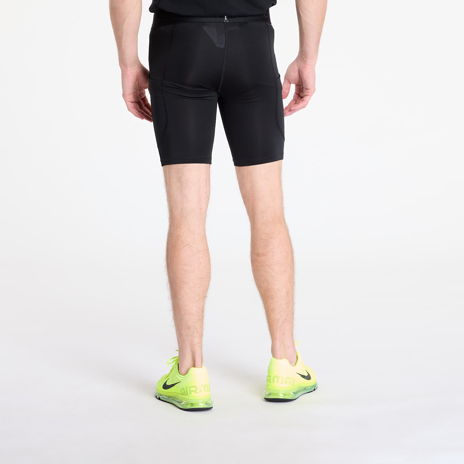 Szorty męskie Nike Pro Men's Dri-FIT Fitness Long Shorts Black/ White