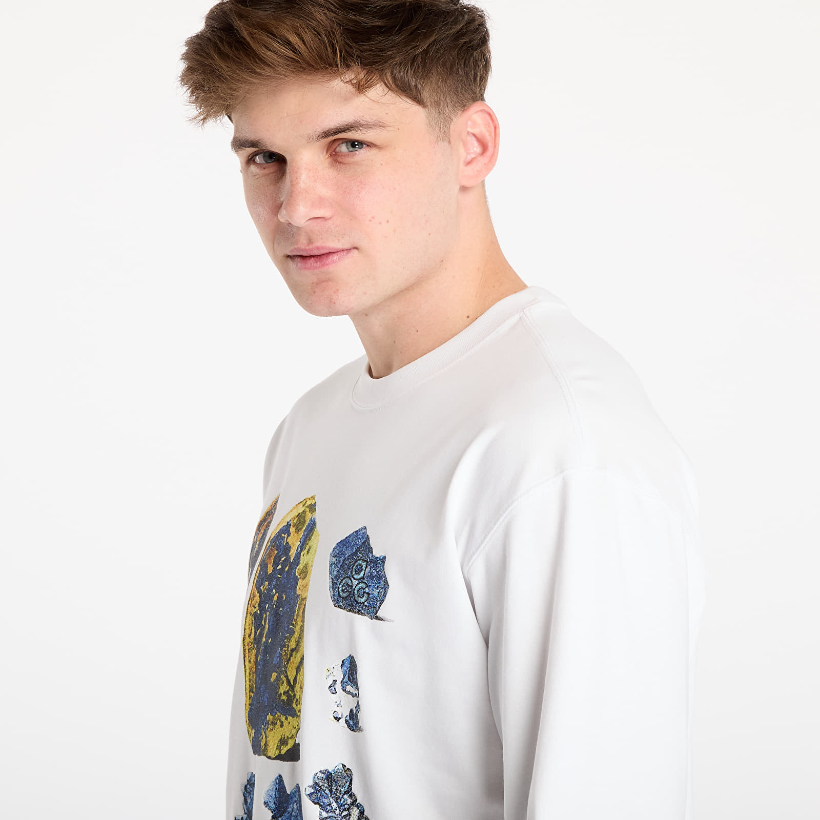 Men's T-shirts Nike ACG NRG Minerals Long Sleeve Tee Summit White