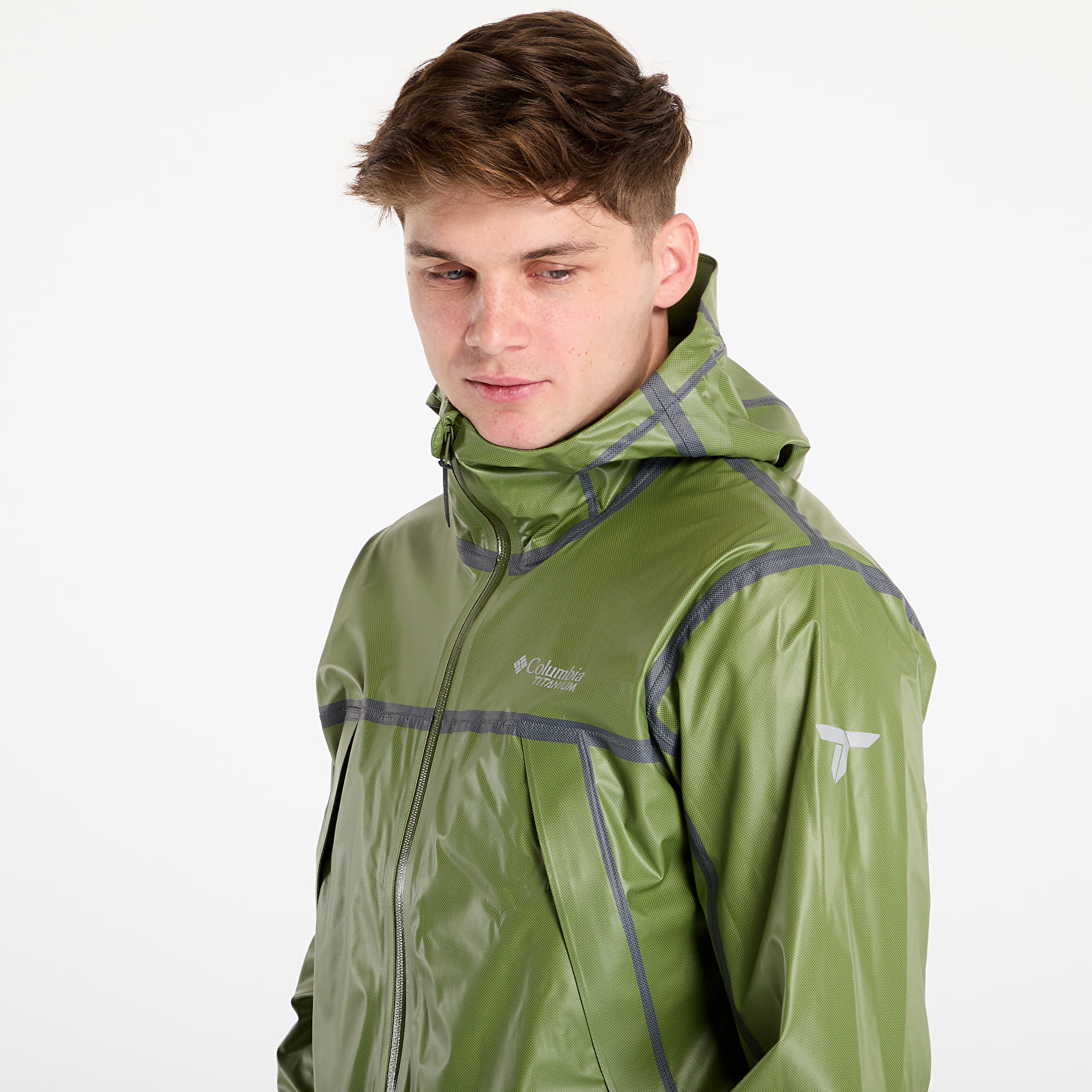 Pánské bundy Columbia OutDry Extreme™ Wyldwood™ Shell Jacket Canteen