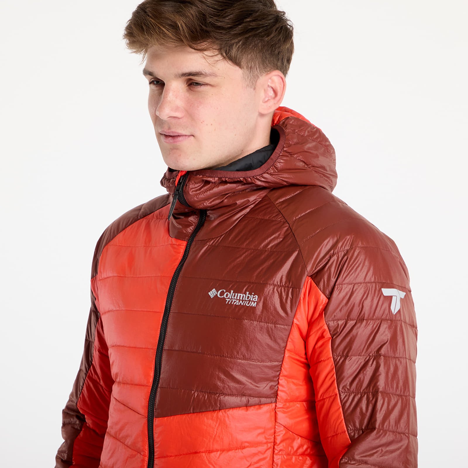 Jacheta Columbia Platinum Peak™ II Hooded Jacket Spicy/ Spice - 1 | YEO