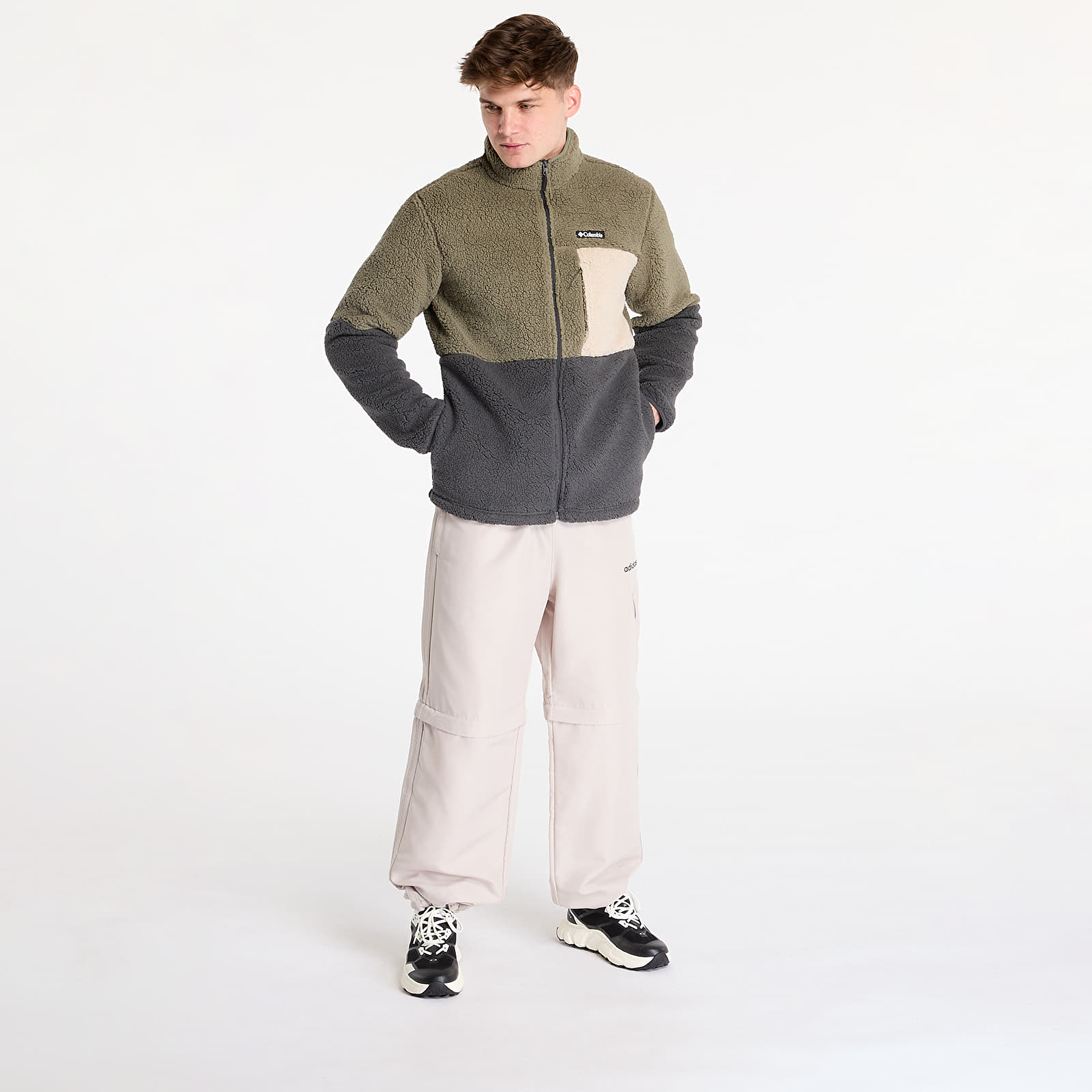 Men's sweatshirts Columbia Mountainside™ Heavyweight Fleece Stone Green