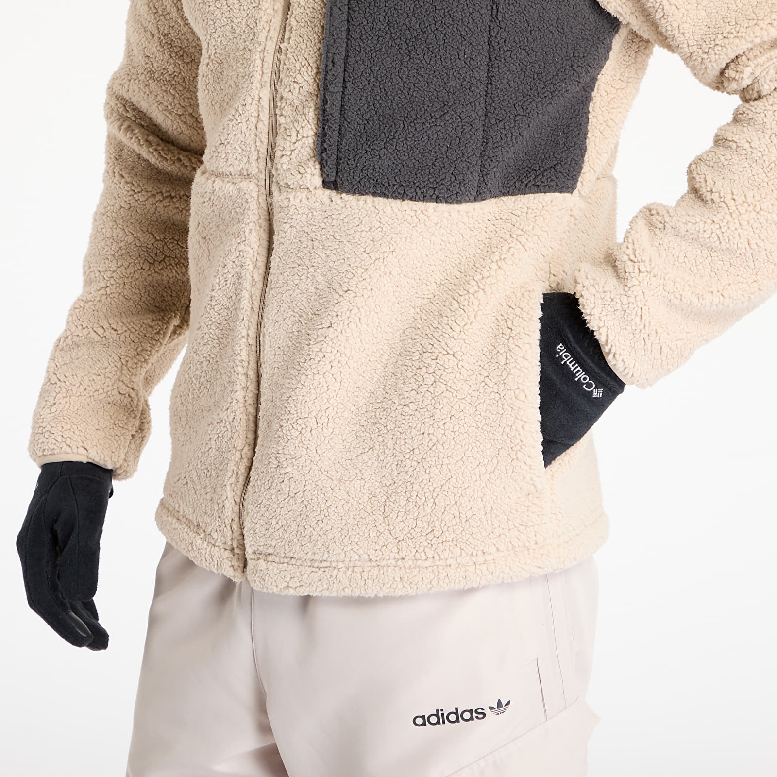 Férfi pulóverek Columbia Mountainside™ Heavyweight Fleece Ancient Fossil
