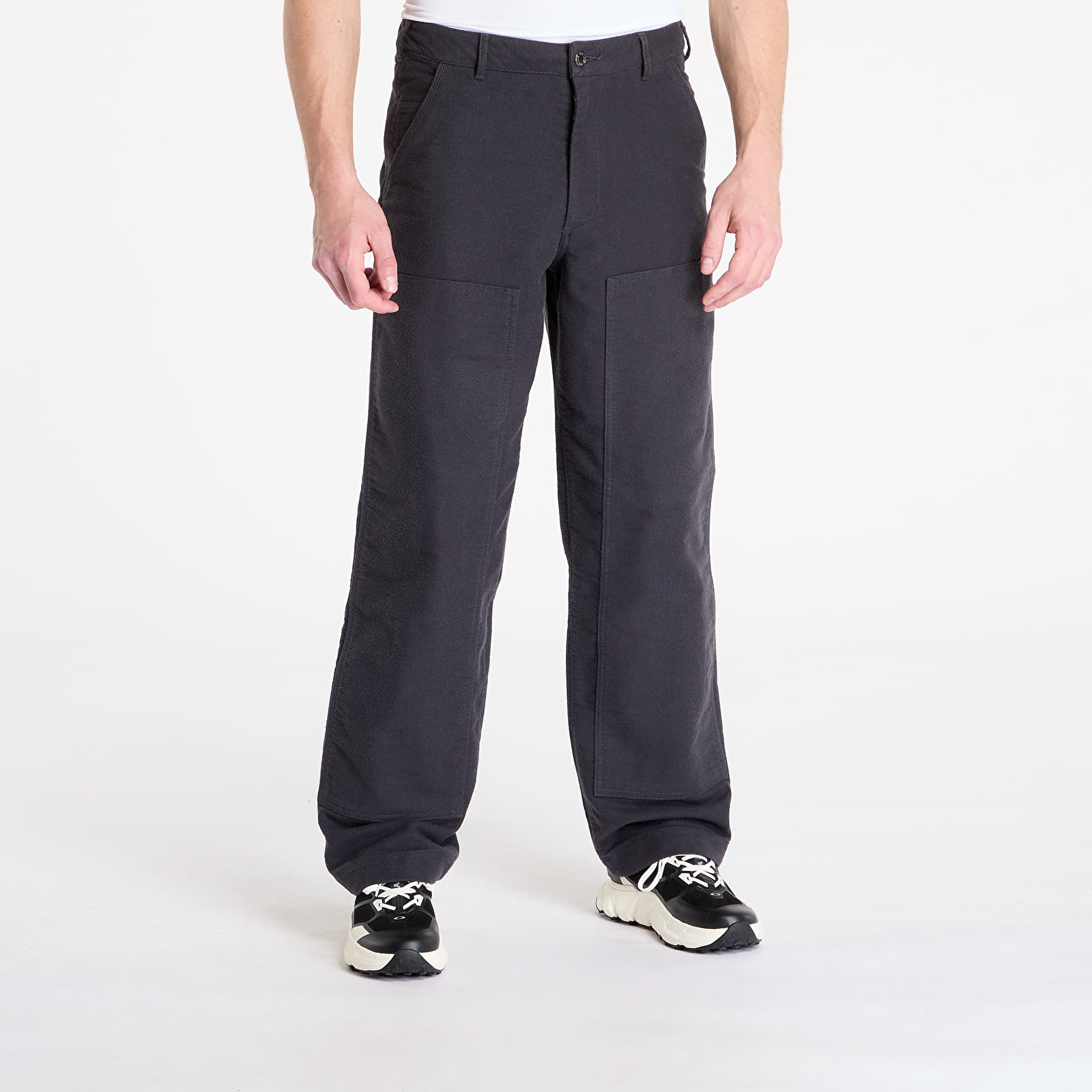 Pantalones de hombre Nike Life Chamois Double-Knee Trousers Anthracite/ Anthracite