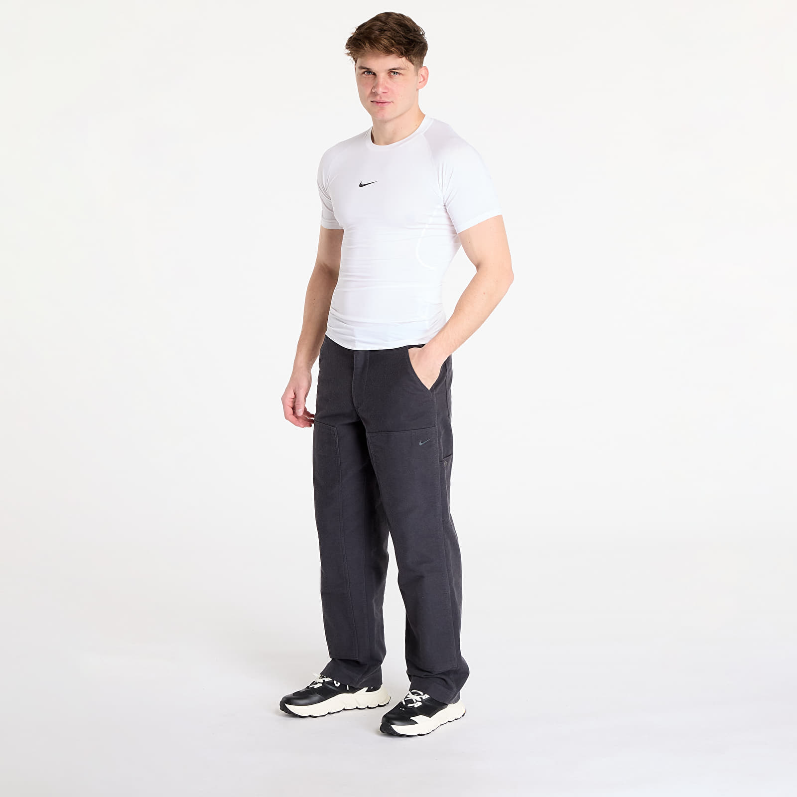 Pantalones de hombre Nike Life Chamois Double-Knee Trousers Anthracite/ Anthracite