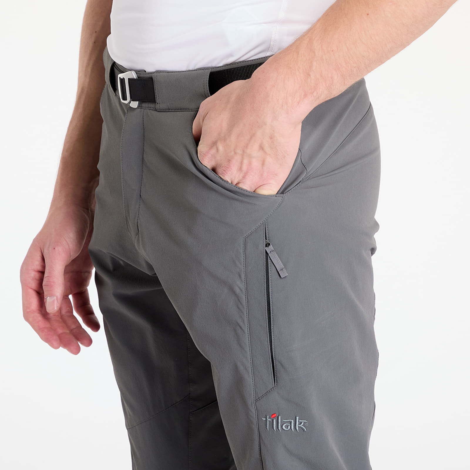 Pantalons pour hommes Tilak Qualido Pants 23 Grey Pinstripe