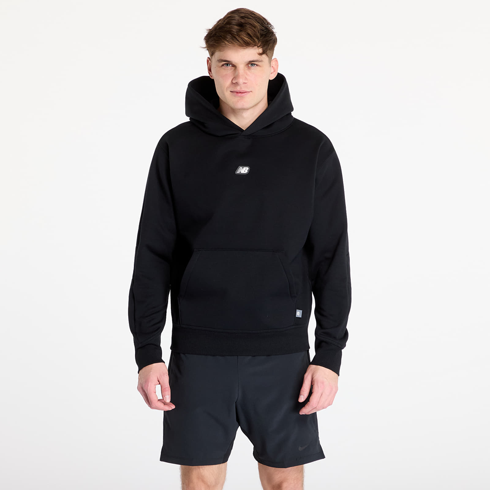 Felpa New Balance Hoops Uniform Hoodie Black S