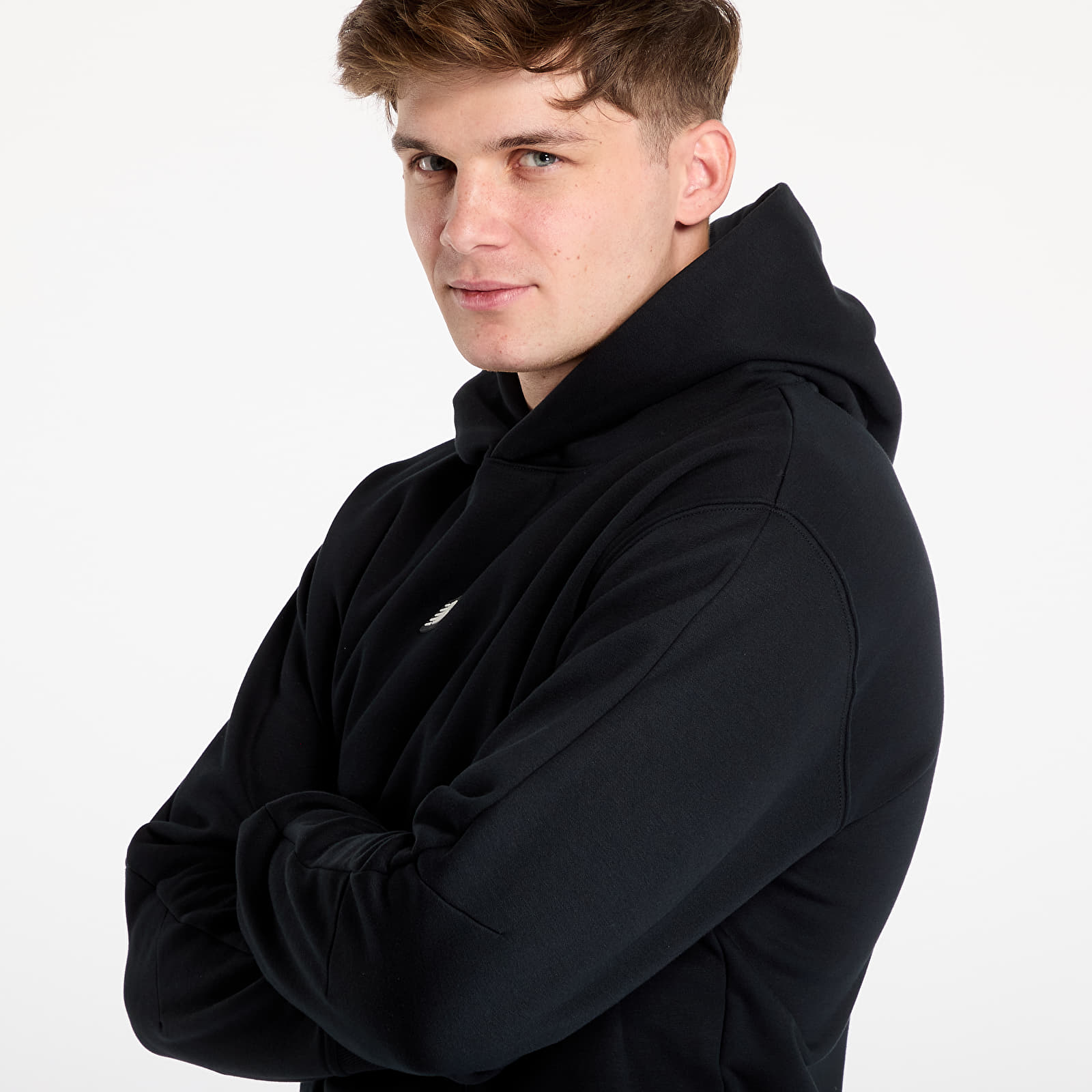 Men's sweatshirts New Balance Hoops Uniform Hoodie Black