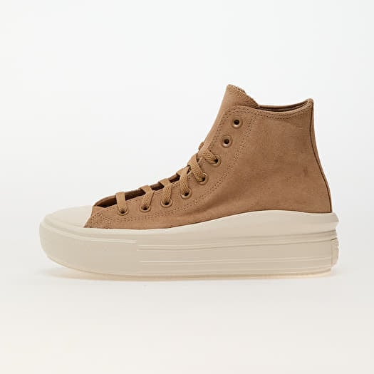 Converse Chuck Taylor All Star Move Platform Colorful Suede Coffee Rum/ Egret/ Black