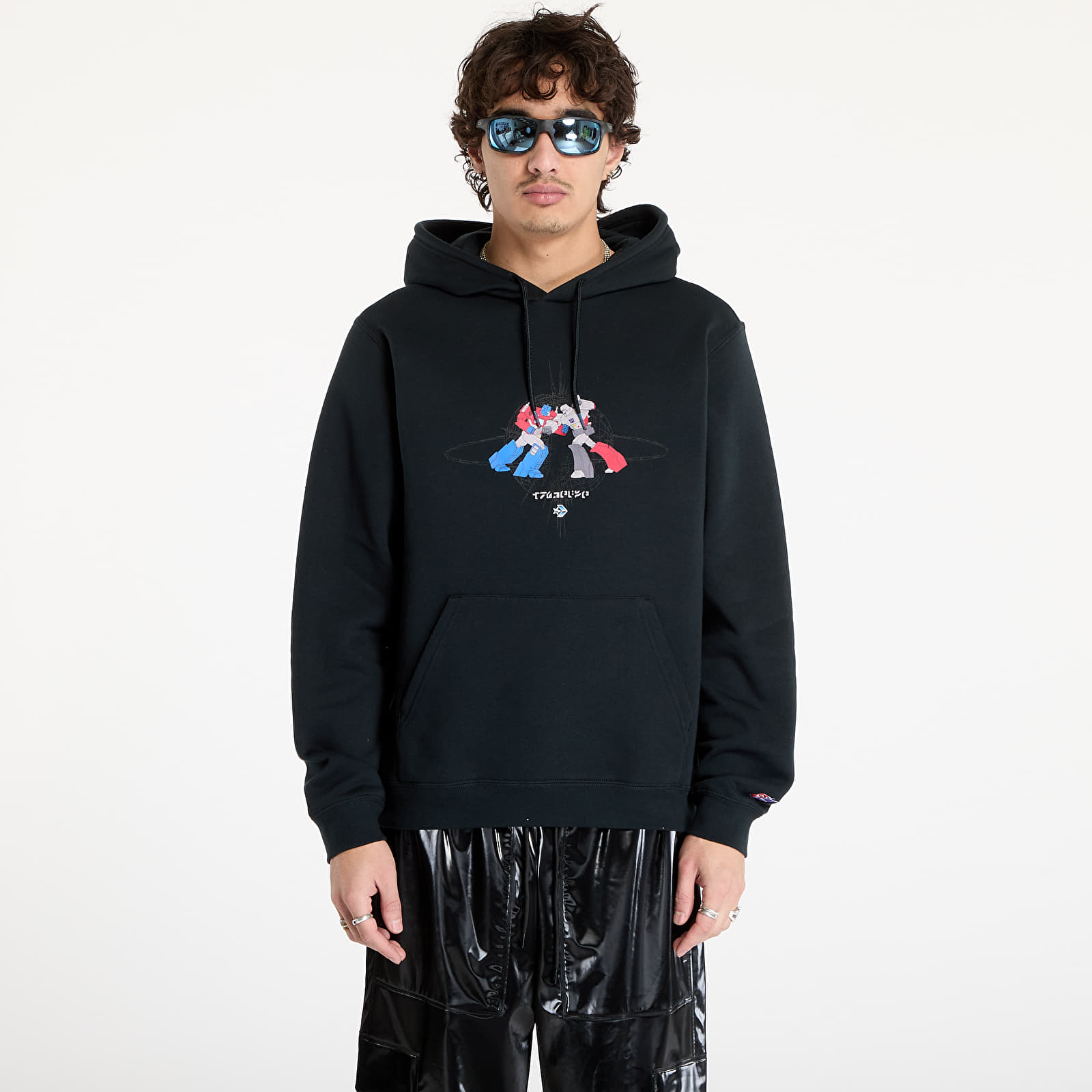 Men's sweatshirts Converse x Transformers Hoodie UNISEX Black