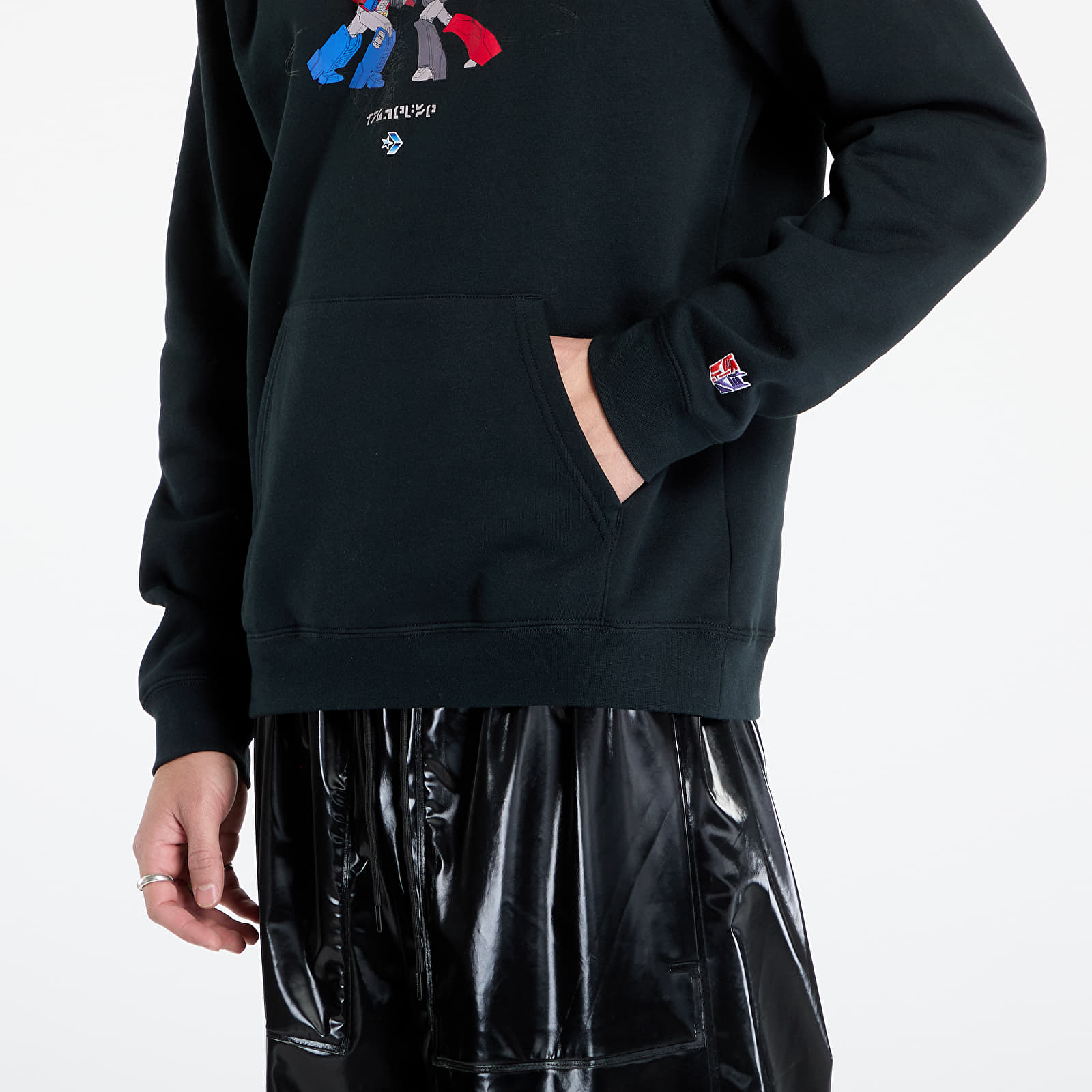 Men's sweatshirts Converse x Transformers Hoodie UNISEX Black