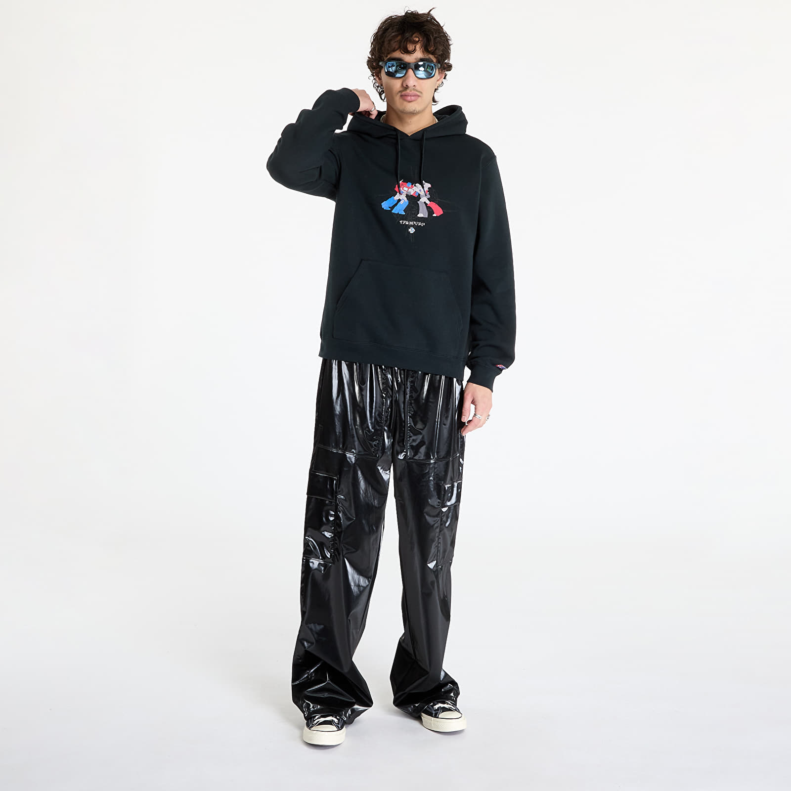Men's sweatshirts Converse x Transformers Hoodie UNISEX Black