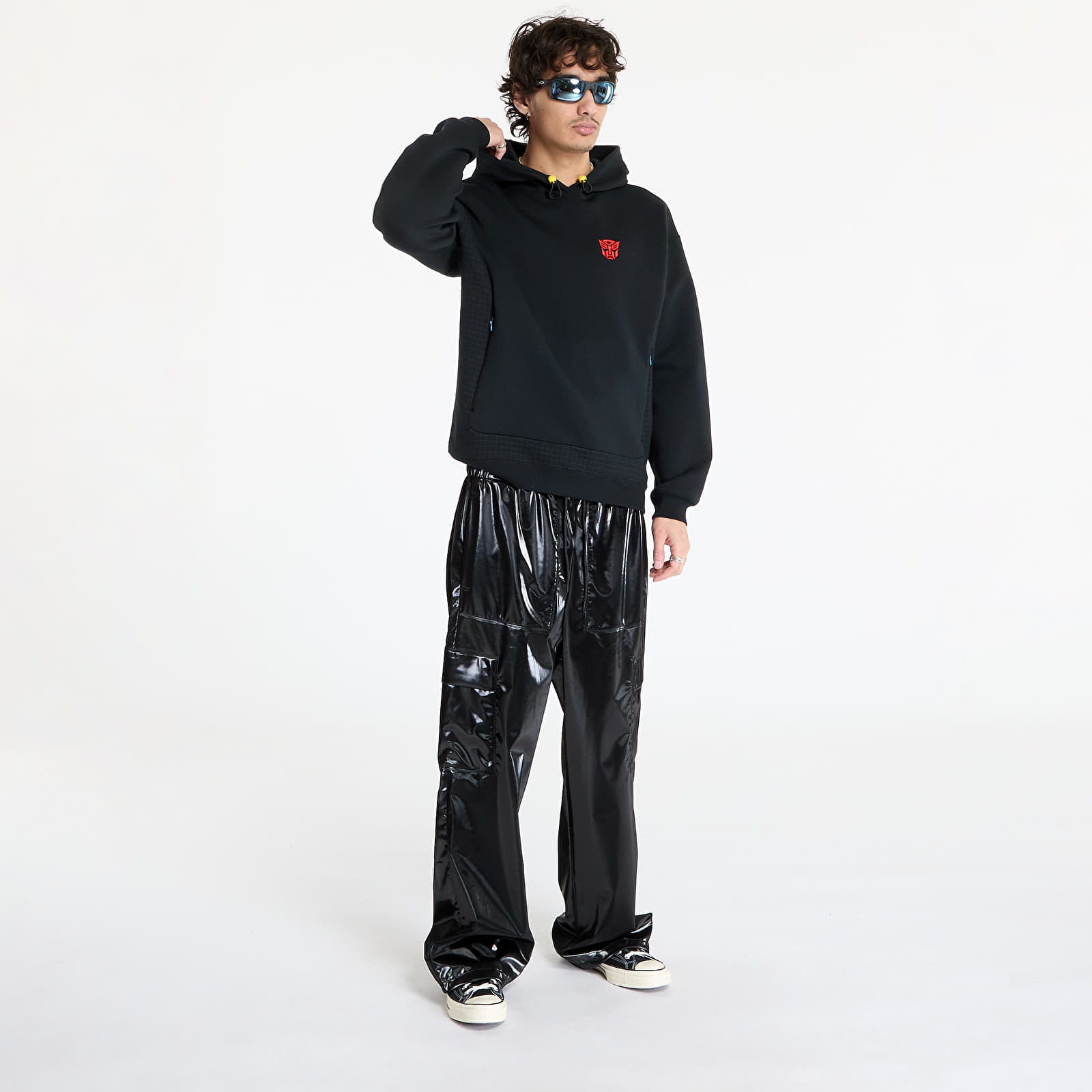 Bluzy męskie Converse x Transformers Pinnacle Hoodie UNISEX Black